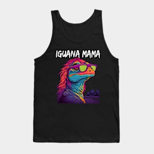 Iguana Mama Synthwave Tank Top